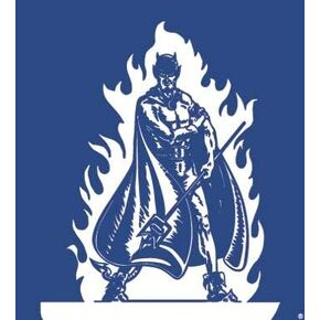 4 Inch Devil Logo Decal Duke University Blue Devils Removable Wall Sticker Art NCAA Home Room Decor 4 by 4 1/2 Inches