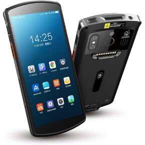 Android Enterprise Handheld Mobile Terminal with 5.7" Touch Screen| Honeywell Barcode Scan Engine | Bluetooth 5.0 | WiFi & 4G LTE | 1D 2D Barcode Data Capture for Logistics Warehouse Inventory