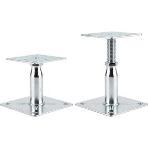 Adjustable Support Jack for The Floor,Post Floor Joist Jacks,RV Step Stabilizer,Mini Screw Jack- Post 3.5" to 6" (2 Pack)