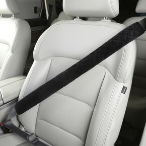 غطاء وسادة حزام أمان السيارة طويل جدًا للبالغين، عبوتان من وسادة حزام حزام مقعد السيارة الناعمة، وسادة حماية لفحص الكتف والرقبة، ملحقات داخلية للسيارات، 15.7 بوصة in Kuwait