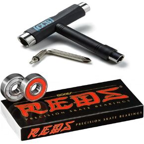 محامل التزلج الدقيقة Bones Reds (8 عبوات مع فواصل وغسالات وكريم السرعة) in Kuwait