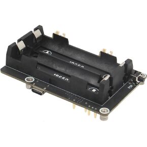 Geekworm X1200 5V UPS HAT Shield for Raspberry Pi 5|Max 5.1V 5A Output|Auto Power On|Safe Shutdown|Power Loss Detection Function
