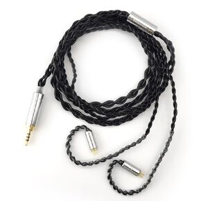 FAAEAL Earphone Cable Zinc Copper Alloy Oil Soaked HiFi Headphone Wire 0.78mm 2Pin Earbuds Upgrade Line 3.5mm Headset Replacement Cable for BLON BL03 Moondrop TANGZU 7HZ Earphones(0.78mm 2Pin 3.5mm)