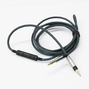 NewFantasia 3.5mm to 2.5mm Male Audio Cable Compatible with Audio Technica ATH-M50x(2.5mm Port), ATH-M40x, ATH-M70x, ATH-M60X Headphone, Remote Volume Mic for Samsung Galaxy Huawei Android Phone