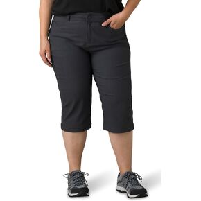 prAna Plus Size Halle Capris II Coal 20W in Saudi Arabia
