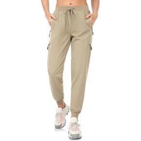 GymBrave Women's Athletic Jogger Pants Running Track Workout Lightweight Quick Dry Jogging Hiking Active Walk Sports Pant
