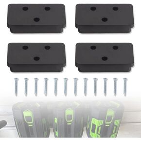 Leaf Blower Battery Holders for EGO 54v Batteries, Keeps Batteries Secured for Storage - Includes mounting Hardware Battery Holders for EGO Battery for EGO Battery Holder Wall Mount (4 Pack)