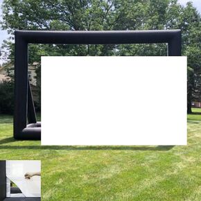 Replacement White Screen Yimukaka 24ft (Inflatable Frame not Included) Inflatable Projector Screen, No Seams