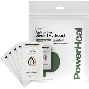 Energel Hydrogel – Wound Gel to Cover Your Wound and Help Maintain & Provide Moisture for Cuts, Abrasions, Blisters, Burns, Scrapes, Surgical Incisions, Ulcers & More – 5-Pack, 0.26 Oz Each