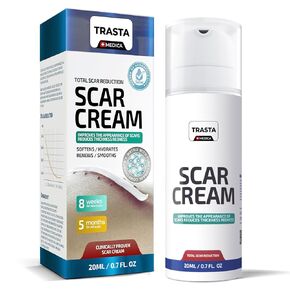 Scar Removal Cream – Scar Cream for Surgical Scars, Stretch Marks, New & Old Scars, Acne Scars, C-Section, Burns – All Natural Anti Scar Removal Cream with Vitamin E, Retinol, Allantoin