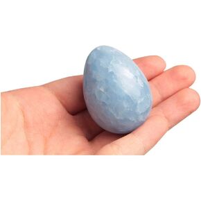 1PCS Natural Kyanite Quartz Crystal Dragon Egg Reiki Healing Ball Ornament