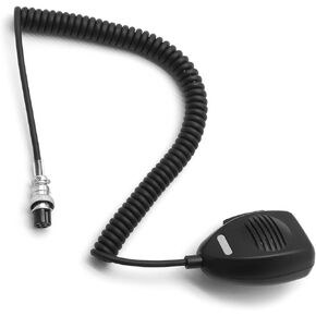 Handheld Microphone for President CB Ham Marine Radio Transceiver Harry Johhny Walker Johnson Lincoln II McKinley Round 6 Pin Shoulder Lapel Speaker Mic Back Clip Micro DNC 518 520 U/D