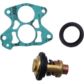 Marine Thermostat Kit 688-12411-11-00 6E5-12411-30-00 18-3540 with Gasket 18-0844 688-12414-00-00 Replacement for Yamaha Outboard