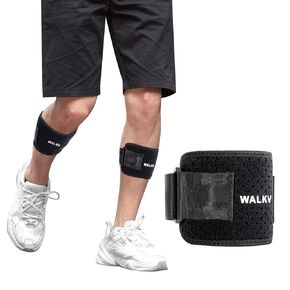 WALKV-2Pack Breathable and Sweat Wicking Pressure Systems-Sciatica Relief Braces, Legs-Knee Braces Compression Pad Relief of Sciatica Tendonitis-Unisex