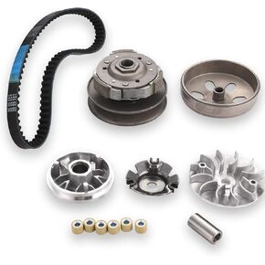 Gy6 150cc clutch set，include clutch Assembly and Variator Assembly with 743 belt, fit for GY6 125cc And 150cc 4-Stroke Engine Scooter ATV Taotao Roketa Sunl