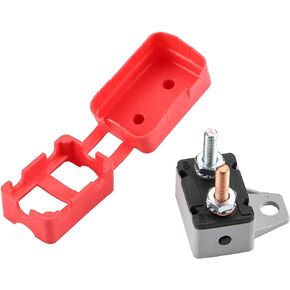 GLOSO E530 Single Mounting Bracket Stud Type T3 Manual Reset Circuit Breakers with Cover- 1 Pack (20A)
