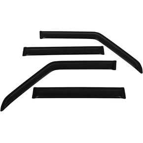 OCPTY Window Visors Fits for 1984-2001 for Jeep for Cherokee Tape-on Rain Guards, Side Window Deflectors, 4 Pieces(2pcs for Front Doors and 2pcs for Rear Doors)
