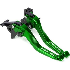 Motorcycle Short Brake Clutch Levers Compatible with K.awasaki ZX6R 2019-2023 | Front Shorter Levers Handles ZX-6R ZX 6R ZX636 Accessories (Black)