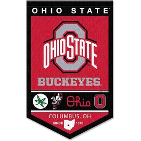 Ohio State Buckeyes Heritage History Banner Pennant
