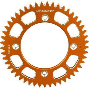SCAR Aluminum alloy Rear Sprocket Compatible with KTM 85 SX 85SX 04-24, orange - 50 tooth