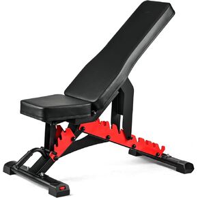 مقعد رفع الأثقال، مقاعد تدريب القوة شديدة التحمل وقابلة للتعديل لتمرين الجسم بالكامل، مقعد صالة الألعاب الرياضية متعدد الأغراض وقابل للطي ومنحدر in Kuwait