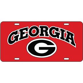 Georgia Bulldogs Acrylic License Plate Officially Licensed