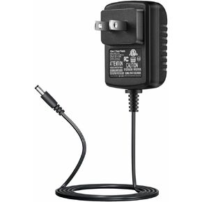 Security-01 DC 9V 0.5A Power Supply Adapter, Plug 5.5mm x 2.1mm,Center Positive,for Arduino UNO R3, Arduino Mega 2560, Massage Gun and More,6.8FT Cord,UL Listed