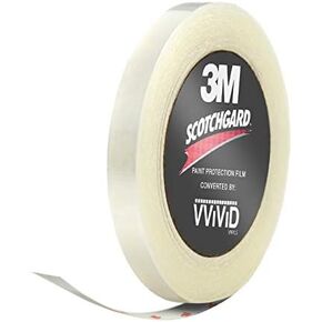 3M Clear Paint Surface Protection Vinyl Wrap .5 Inch Wide Tape Roll (.5 Inch x 48 Inch)