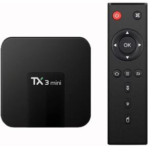 TX3 Mini Pro Android 10.0 TV Box Quad Core 2GB RAM 16GB ROM Dual WiFi 2.4G/5.8Ghz BT4.2 3D 4K Smart Home Android Smart Player