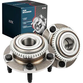 KAX 513115 Pair Front Wheel Bearing and Hub Assembly fit for 1994-2004 Ford Mustang,5 Lug W/ABS