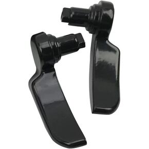 YHMOTO Gloss Black Saddlebag Lid Lifters and Hinge Cover,Saddlebag Latch Kit Fit for Harley Touring Street Glide Electra Glide 2014-2023