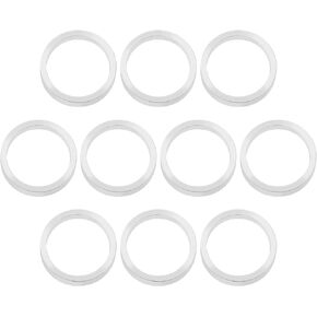 10PCS Bicycle Chainring Bolt Spacers Washer Aluminum Alloy Double Ring to Single Gasket for Bike Headset Chainwheel Chainring 10mm Inner Diameter