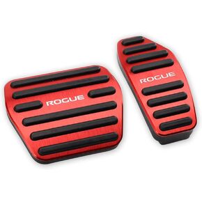 LEXLEY 2PCS Anti-Slip Aluminum Brake Gas Pedal Pads,Auto No Drilling Accelerator Pedal Covers Only for Nissan 2014-2024 Rogue,2017-2022 Rogue Sport-Blue
