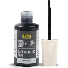 طلاء حافة السيارة باللون الرمادي المعدني الداكن من Mission Automotive لجنوط عجلات Tesla Model S 19 Aero ونموذج 3 18 - يمتزج الطلاء اللمسي جيدًا - سهل التطبيق - طلاء عجلة Aero المقاوم - إصلاح العجلات المعدنية in Kuwait