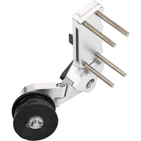 Chain tensioner Roller-Acouto Motorcycle Adjuster Chain Tensioner Roller CNC Aluminium Alloy Universal Tool (Silver)