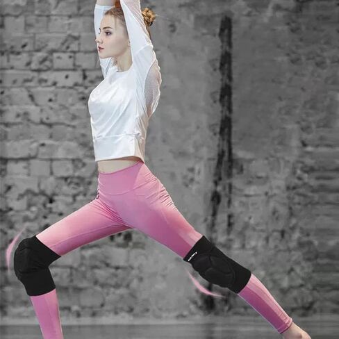 وسادات الركبة للكرة الطائرة من EULANT للرجال والنساء، كم واقي للركبة لتجنب الاصطدام، واقي للركبة مبطن سميك للكرة الطائرة وكرة السلة وأعمال الركوع والبستنة مقاس L in Kuwait