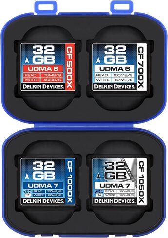 Delkin Devices SD Card Holders Tote – Weather Resistant, Crushproof Case for Up to 8 SD Cards (DDACC-SD8) in Kuwait