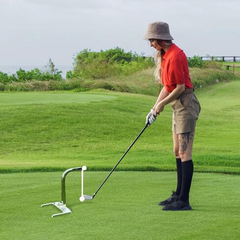 PGM Golf Swing Trainer - 2.0 معدات تدريب الجولف مع 5 ارتفاعات قابلة للتعديل - مسار نقي لتمارين أرجوحة الجولف - مساعد تدريب - أرجوحة جولف ومدرب ضرب للمنزل الداخلي والخارجي in Saudi Arabia