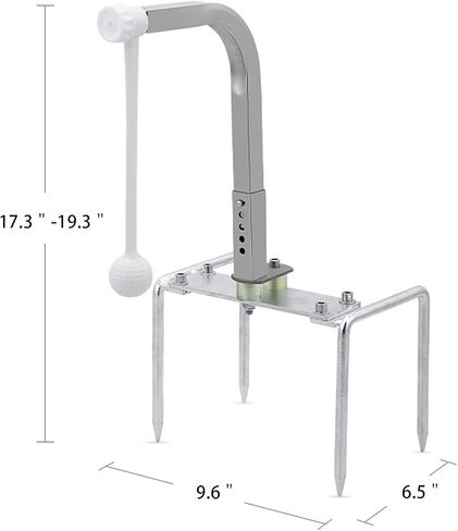 PGM Golf Swing Trainer - 2.0 معدات تدريب الجولف مع 5 ارتفاعات قابلة للتعديل - مسار نقي لتمارين أرجوحة الجولف - مساعد تدريب - أرجوحة جولف ومدرب ضرب للمنزل الداخلي والخارجي in Saudi Arabia