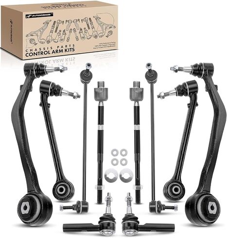 A-Premium 10Pcs Front Suspension Kit, Lower Control Arm Sway Bar Links Inner Outer Tie Rod Ends, Compatible with Chevrolet Camaro 2010 2011 2012 2013 2014 2015, K621479 K750553 ES800939 in Saudi Arabia