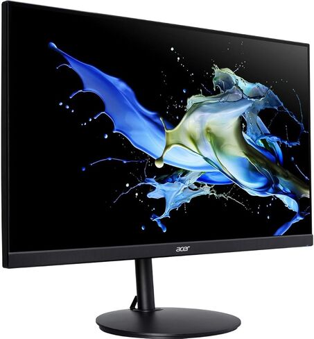 شاشة Acer CB272 bmiprx مقاس 27 بوصة عالية الدقة (1920 × 1080) IPS Zero Frame الاحترافية للمكتب المنزلي مع مزامنة AMD Radeon Free Sync، حامل قابل لضبط الارتفاع مع إمالة ومحور | شاشة ومنافذ HDMI وVGA ومكبرات الصوت in Kuwait