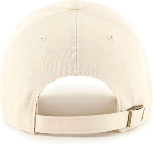 47 unisex-adult Los Angeles Dodgers Clean Up Adjustable Strapback Natural White Hat, Off-white, One Size in Saudi Arabia
