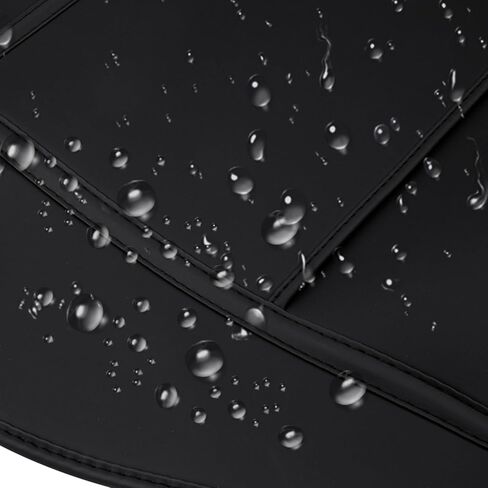CICMOD Tesla Model Y/3 واقي ظهر المقعد، غطاء مقعد خلفي من الجلد المقاوم للماء لـ Tesla، مع جيب منظم - مجموعة من 2، أسود in Kuwait