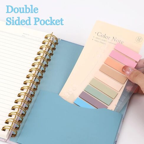 4 عبوات من دفاتر الملاحظات الحلزونية ذات الغلاف الصلب B5، مجلة دفتر ملاحظات مسطرة بالكلية، 7.5 بوصة × 10.2 بوصة، 640 صفحة يوميات للنساء والرجال، دفاتر ملاحظات جمالية للعمل والمدرسة (رخام B5) in Kuwait