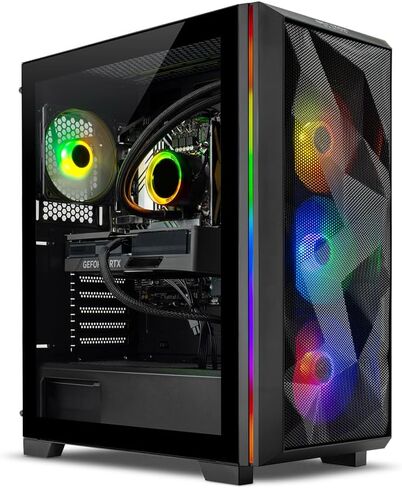 Skytech Chronos Gaming PC Desktop – Intel Core i7 13700K 3.4 GHz, NVIDIA RTX 4070 Ti, 1TB NVME Gen4 SSD, 32GB DDR5 RAM RGB, 850W Gold PSU, 360mm AIO, 11AC Wi-Fi, Windows 11 Home 64-bit in Saudi Arabia
