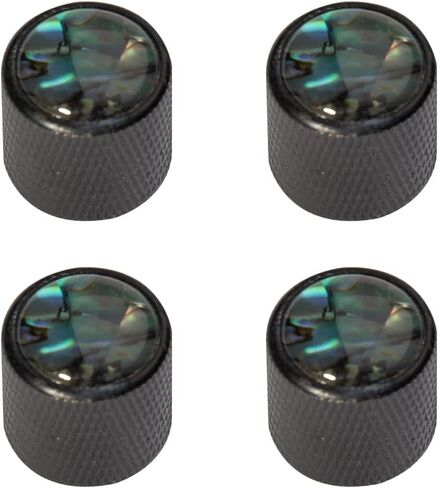 4Pcs Electric Guitar Dome Potentiometer Knob Volume Tone Control Knobs Abalone Top for 6mm Diameter Shaft Audio Knobs, Switch Knob and Bass Volume Control Knobs in Saudi Arabia