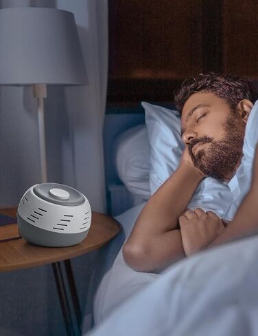 جهاز ضوضاء أبيض من بابيليو - مروحة حقيقية بالداخل، تصميم مريح لسهولة التحكم، نغمة قابلة للتعديل ووظيفة الذاكرة - جهاز صوت للنوم وخصوصية المكتب، مثالي للبالغين والأطفال in Kuwait