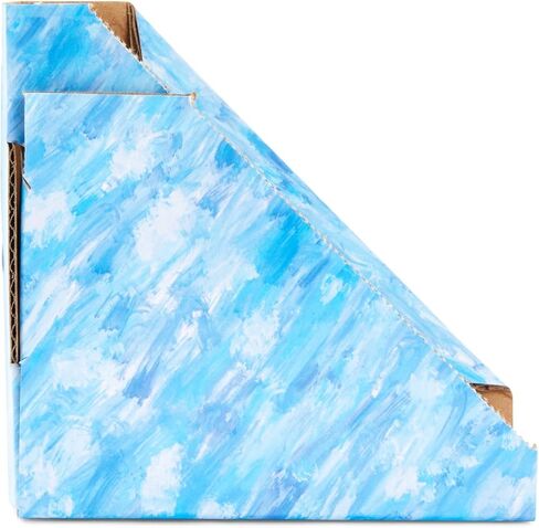 100 Pack Blue Picture Frame Corner Protectors for Shipping Art, Adjustable Cardboard Edges for Moving (Fits 1", 1.5", 2.2" Frames) in Saudi Arabia
