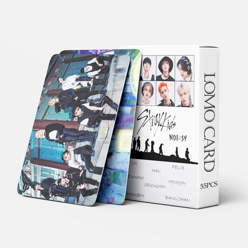 مجموعة بطاقات Stray Kids NO Easy Photocards 55 قطعة، الألبوم الجديد الثاني مجموعة بطاقات NO Easy Lomo لمحبي SKZ، هدية Kpop للمعجبين الذين يبقون الأولاد والبنات من النوع B in Kuwait