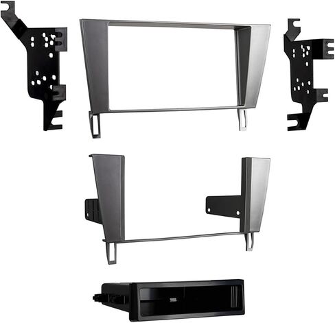 Metra Electronics 99-8161S Double DIN Dash Kit لمركبات مختارة 2002-2010 Lexus SC430 (فضي) in Saudi Arabia